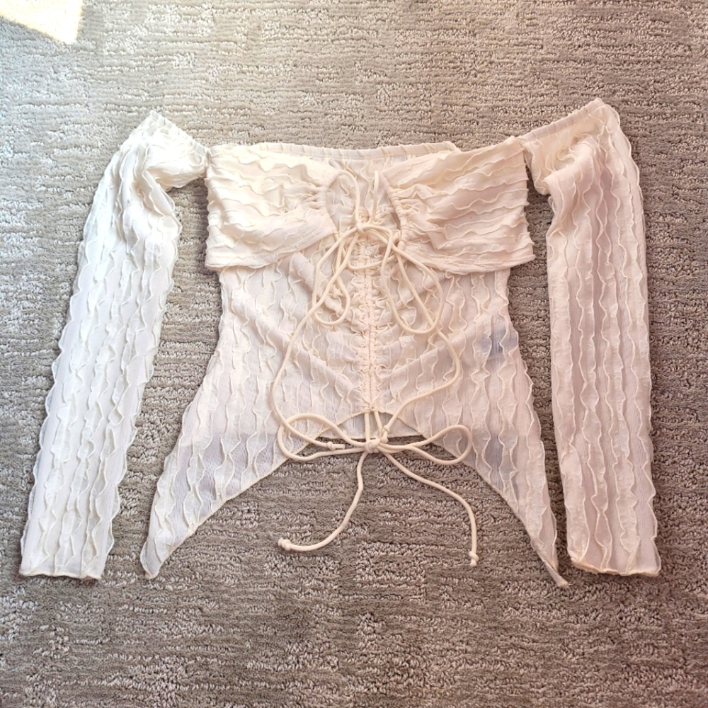 Off white top